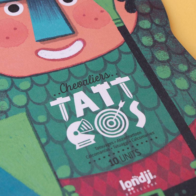 calcomanías caballeros medievales